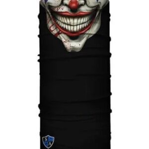 Black Joker Face Neck Gaiter